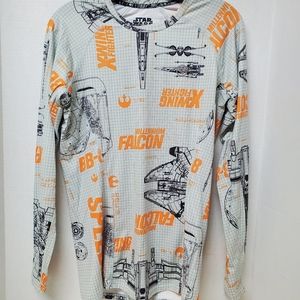 Star Wars Climate Smart Baselayer Midweight L/S Shirt Millennium Falcon S Men